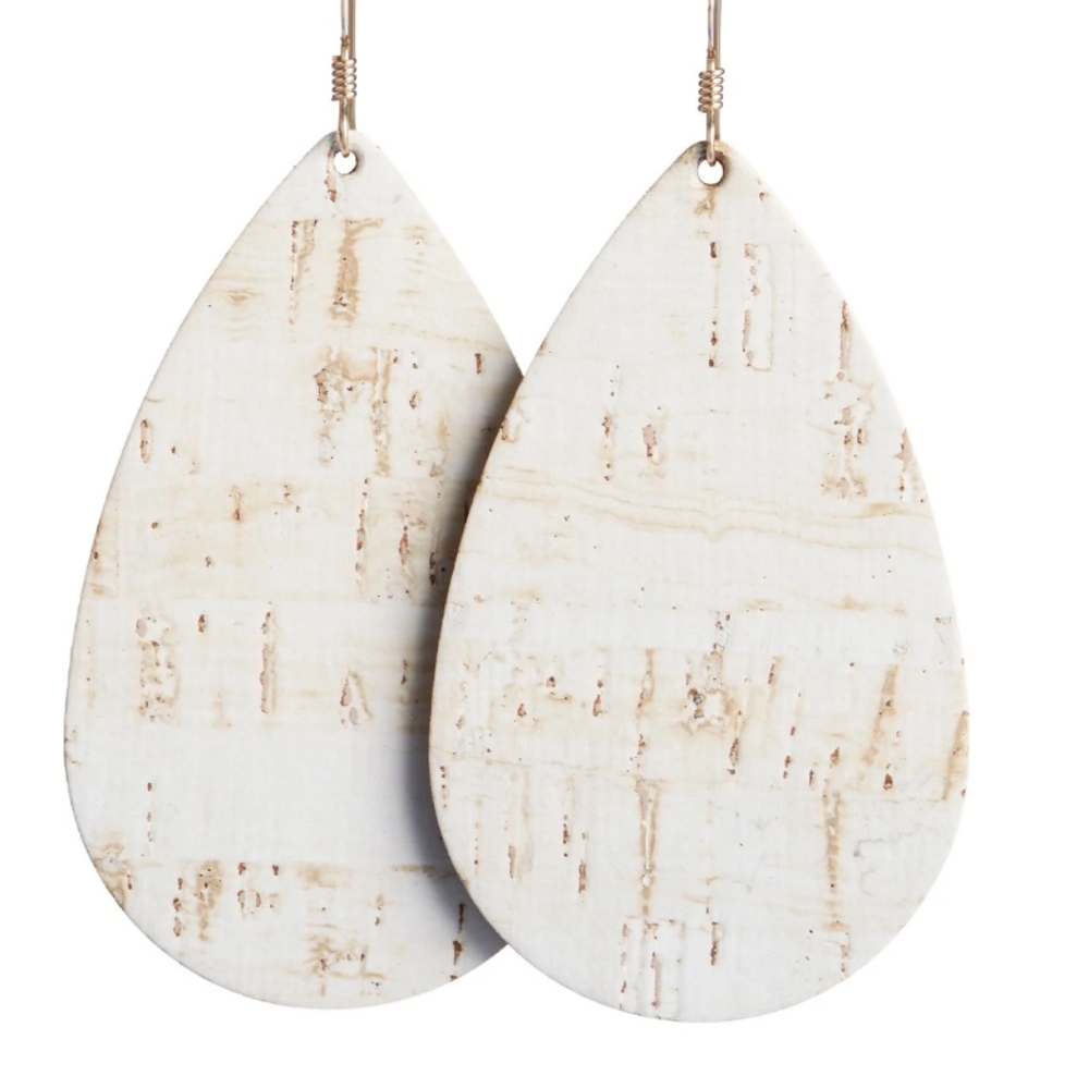 Nickel & Suede leather earrings